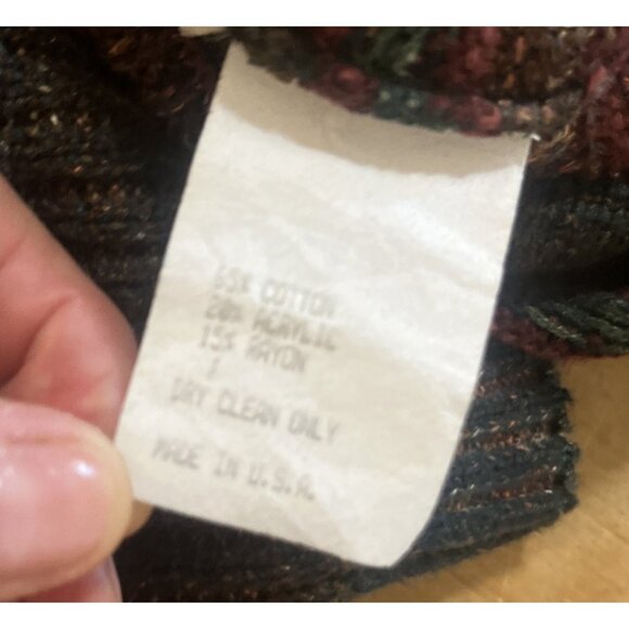 Vintage Tricots St Raphael Sweater Mens XL Cotton Blend  Crewneck Pullover - Picture 8 of 10